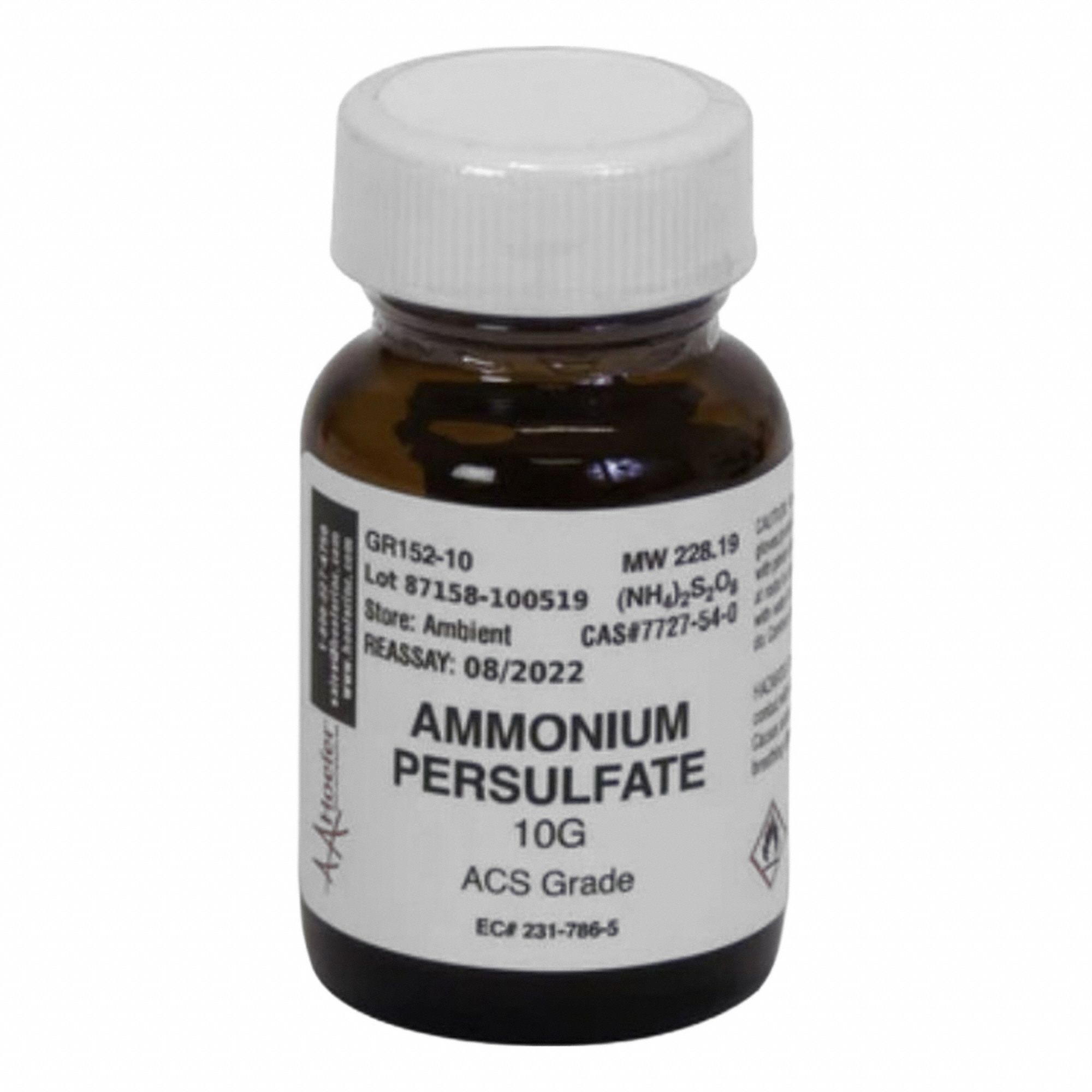 Ammonium Persulfate Protein Electrophoresis
