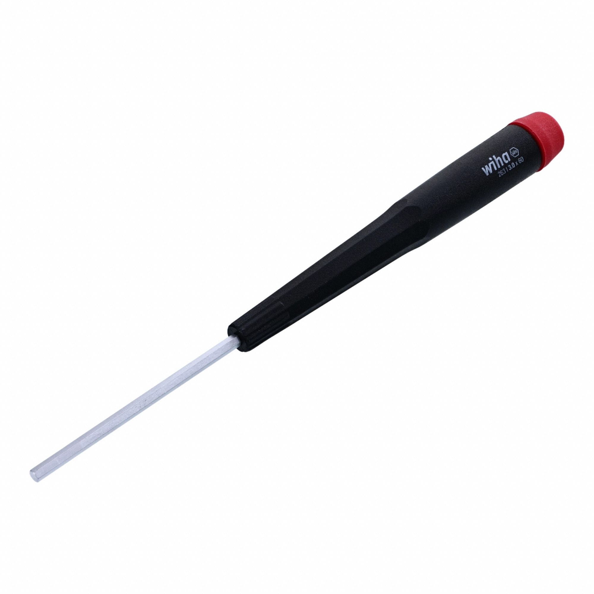 Screwdriver: Precision, Std Lg, 3 mm Tip Size, 6 1/2 in Overall Lg, 2 3/8 in Shank Lg