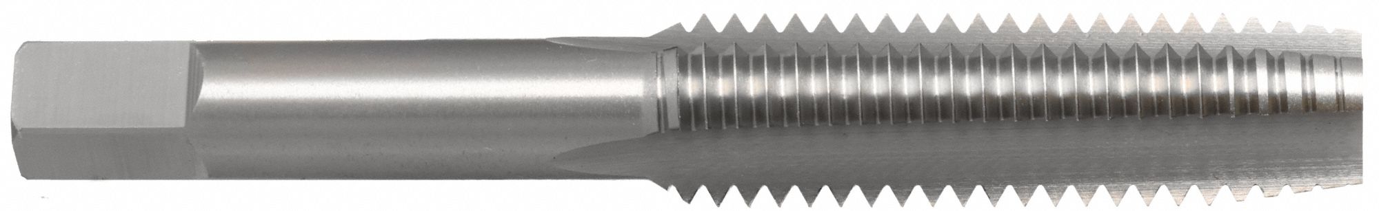 CHICAGO-LATROBE Straight Flute Tap: 1/2"-20 UNF, H3 / 2B, 3 Flute, Plug Chamfer, High Speed Steel (MPN 326707)