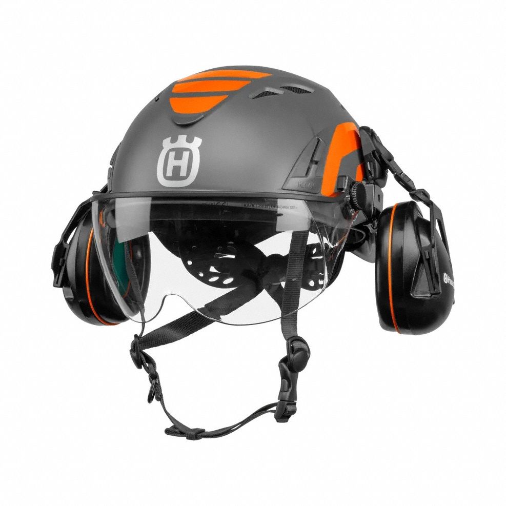 Helmet: ANSI Classification Type 1, Class C, Gray