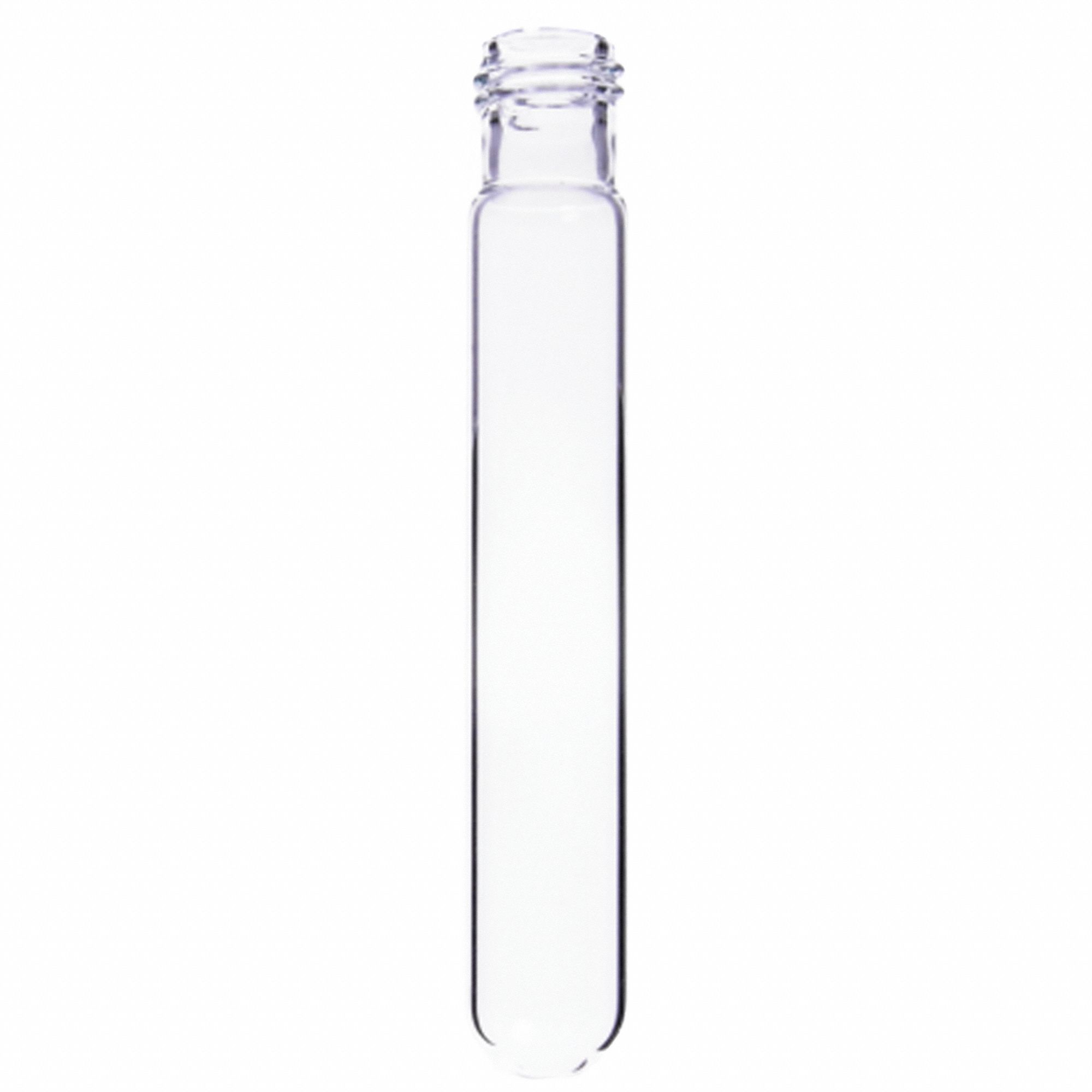 Screw Thread Culture Tube: 5.1 Borosilicate Glass, 16 mL, 16 mm Body Dia, 125 mm Overall Ht, Clear