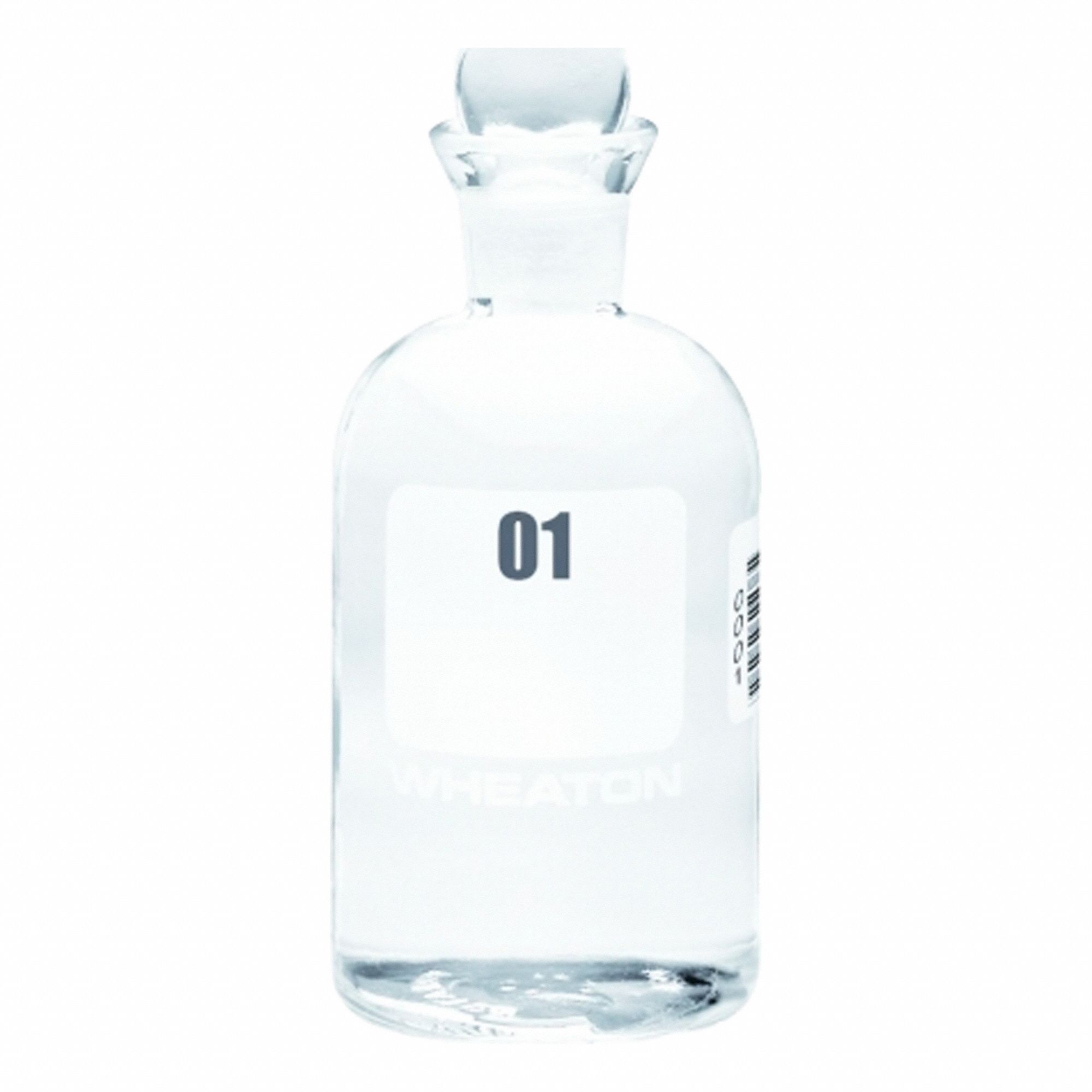 WHEATON BOD Bottle: 300 mL, Pennyhead Stopper, 165 mm, Colorless, Closure Included, ASTM/USP (MPN 227497-11G). Key specifications — Closure Type: Pennyhead Stopper; Mouth Size: Narrow; Brand: WHEATON; Body Color: Colorless.