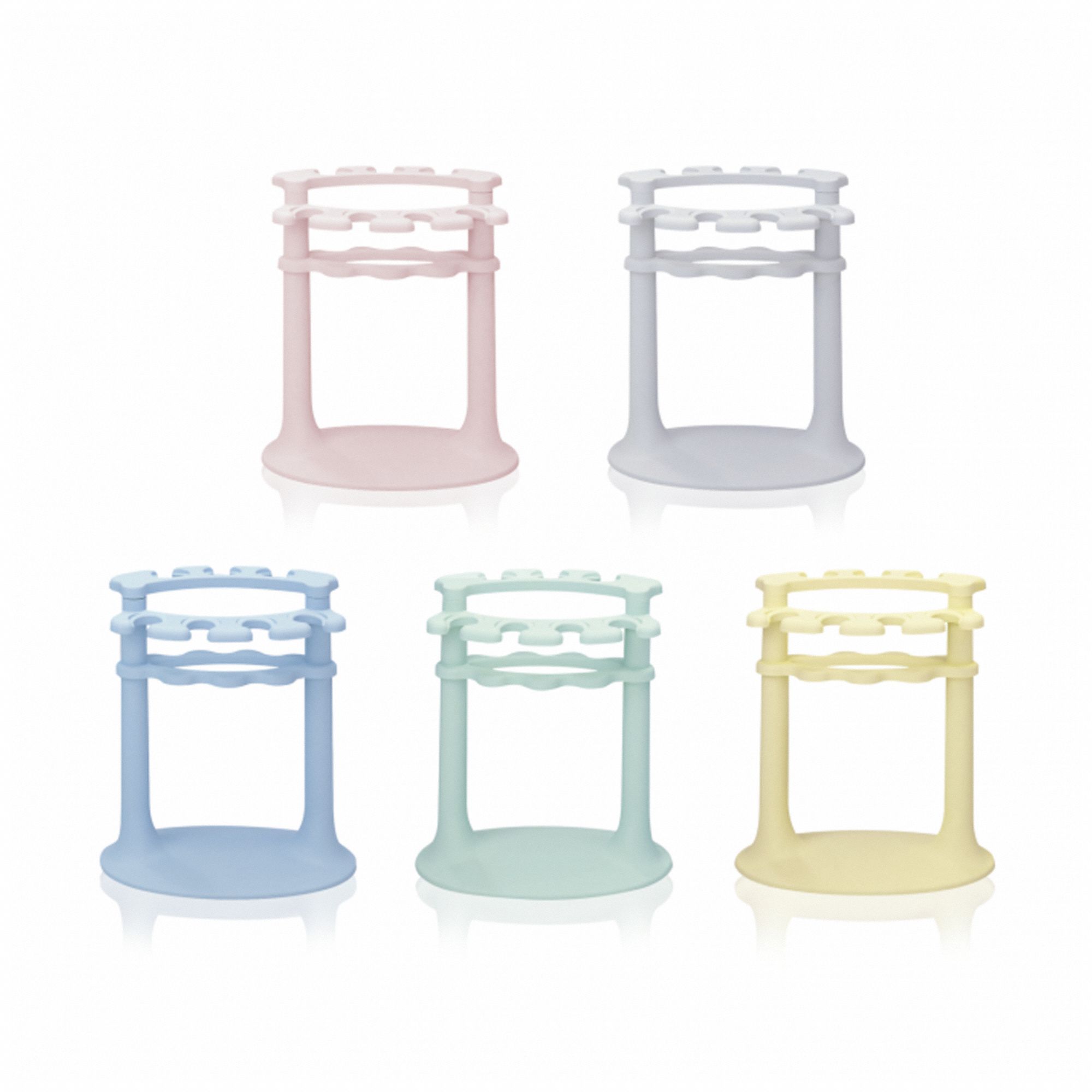 Pipette Stand: Plastic, 8 7/16 in Overall Ht, Socorex Acura Manual Single Channel Pipettes