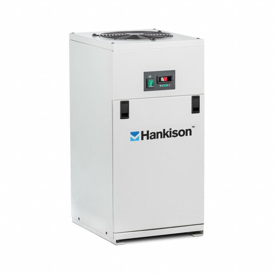 Refrigerated Air Dryer: ISO Class 6, 20 cfm, 115V AC, 3/4 in NPT, 50°F Dew Point, 0.69 kW