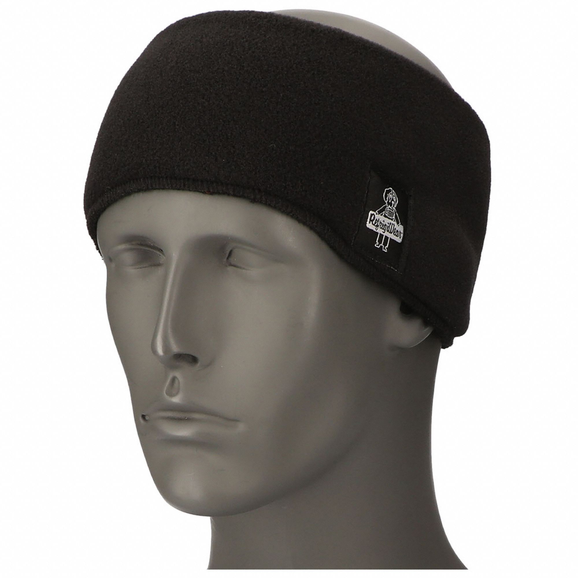 REFRIGIWEAR, Black, One Size, Fleece Headband 797XA90053RBLKOSA