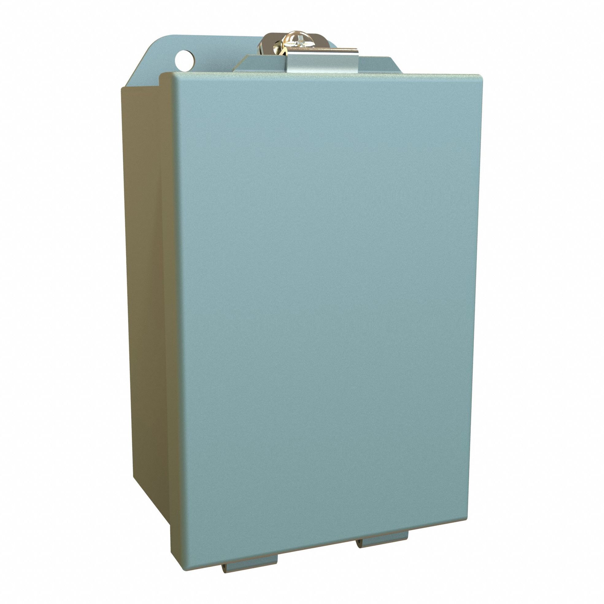 Enclosure: Steel, 6 in x 4 in x 3 in, NEMA 12/13/3R/4, Solid Cover, Clamp On