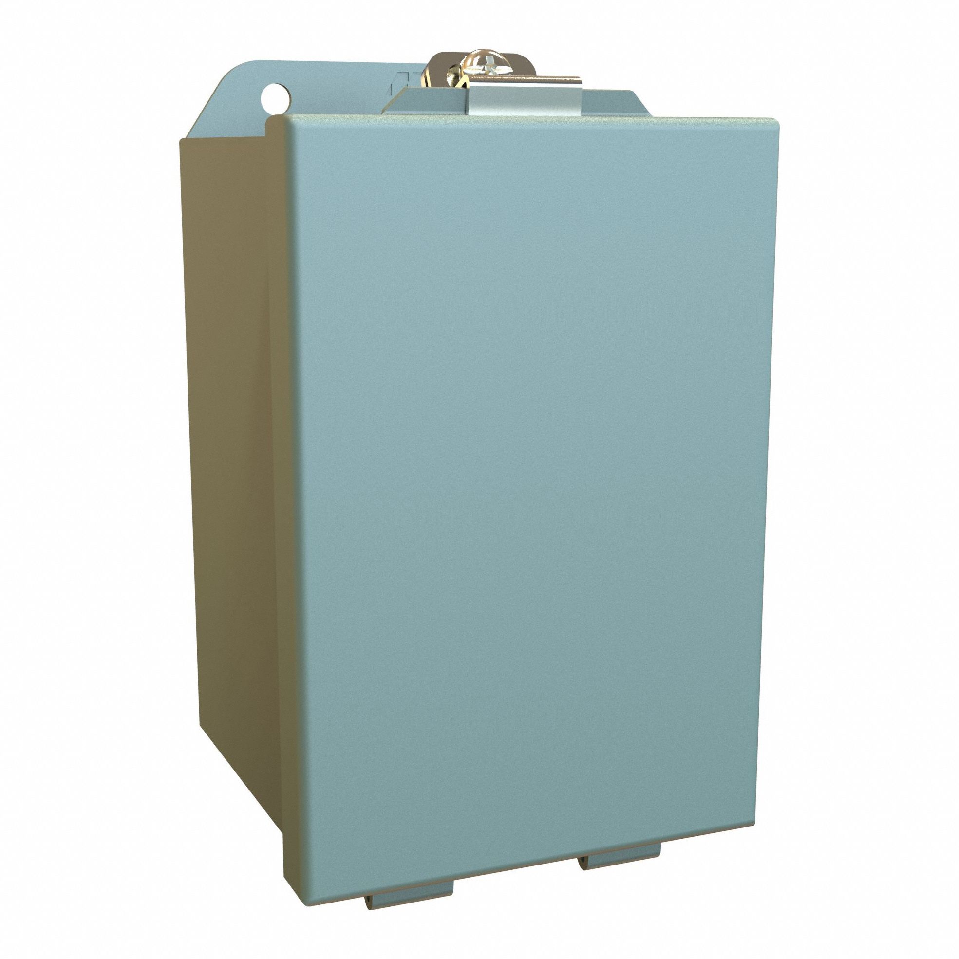 Enclosure: Steel, 6 in x 4 in x 4 in, NEMA 12/13/3R/4, Solid Cover, Clamp On