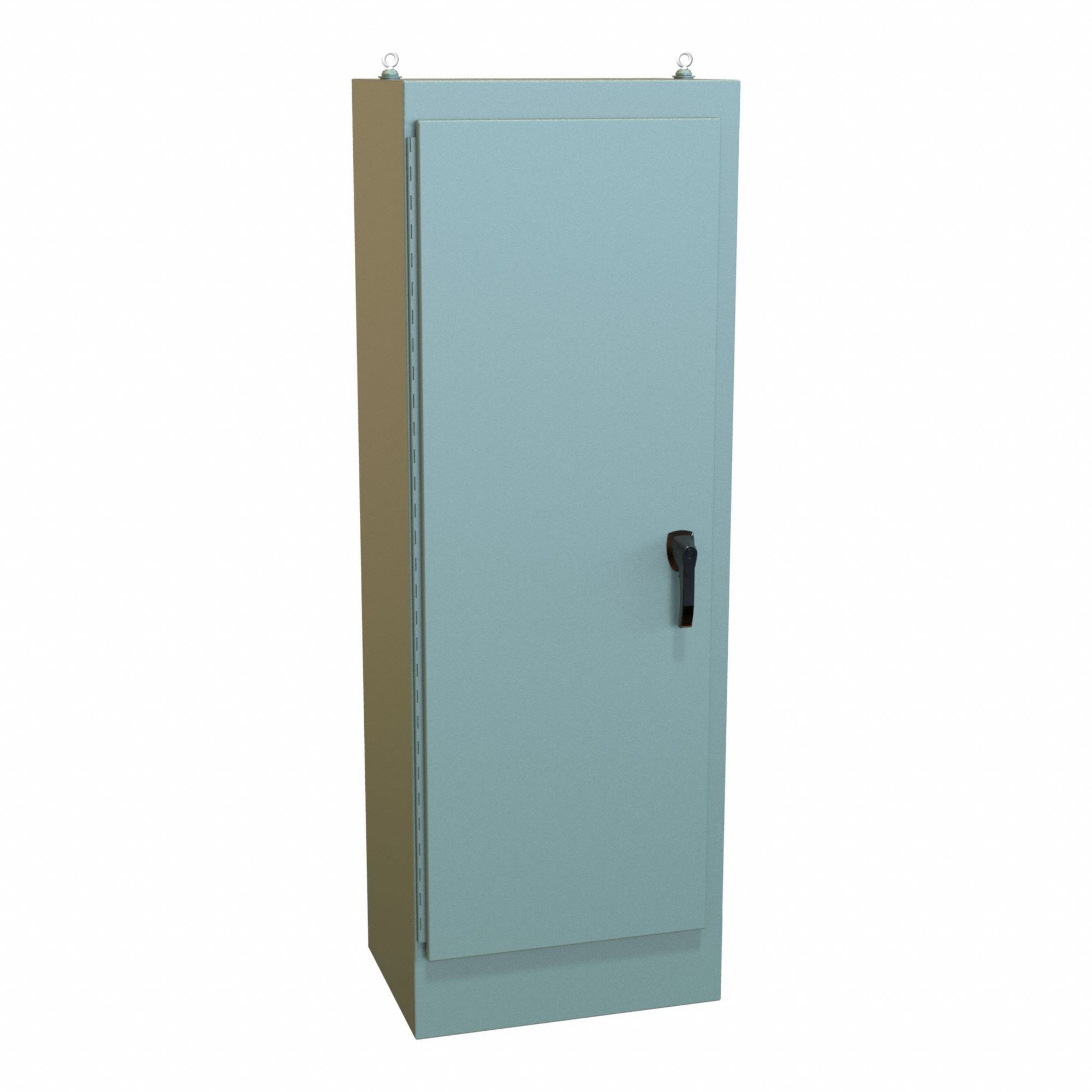 Electrical Enclosure: Steel, 72 in x 25 in x 18 in, NEMA 12/13/3R/4, Solid Cover, Hinged