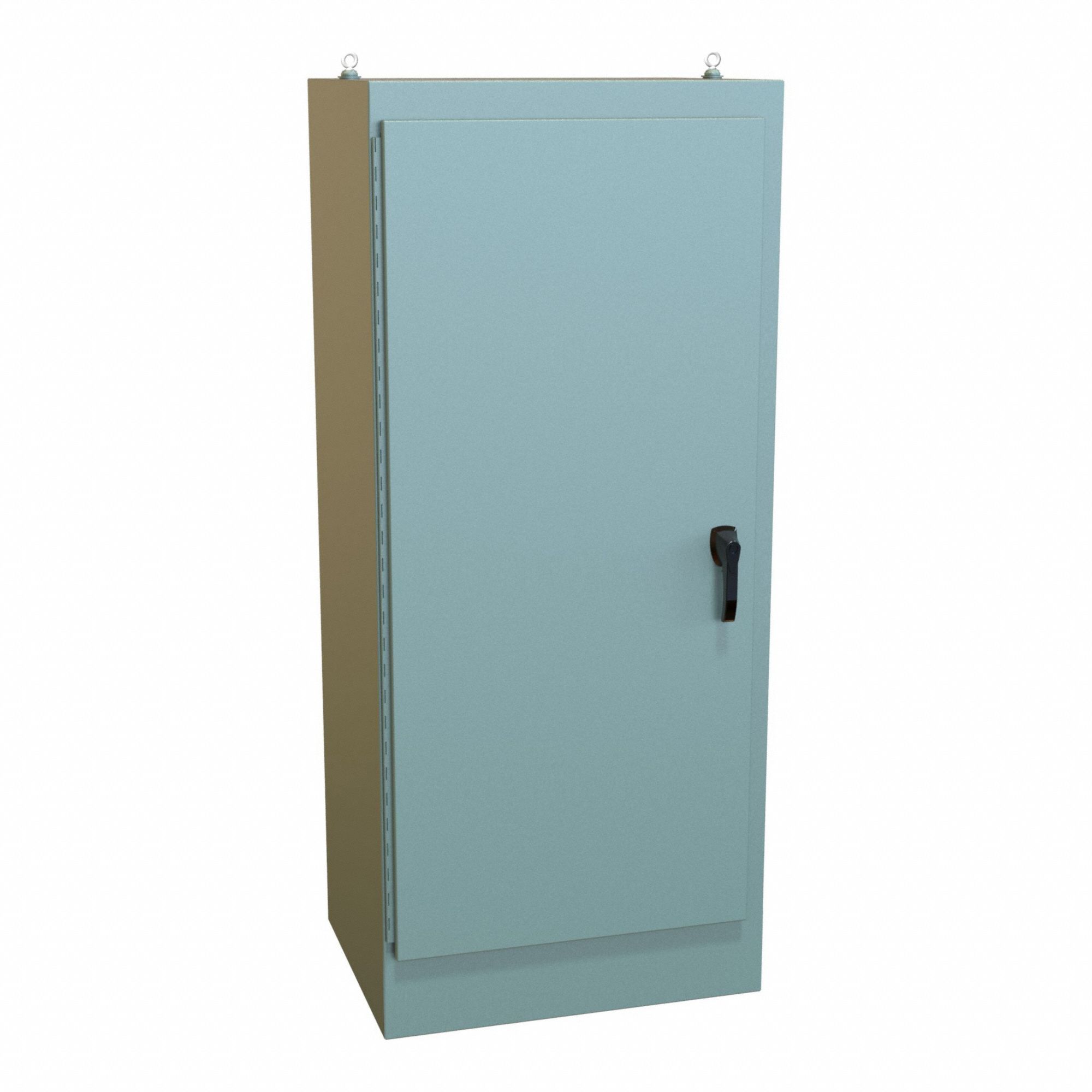 Electrical Enclosure: Steel, 72 in x 31 in x 24 in, NEMA 12/13/3R/4, Solid Cover, Hinged