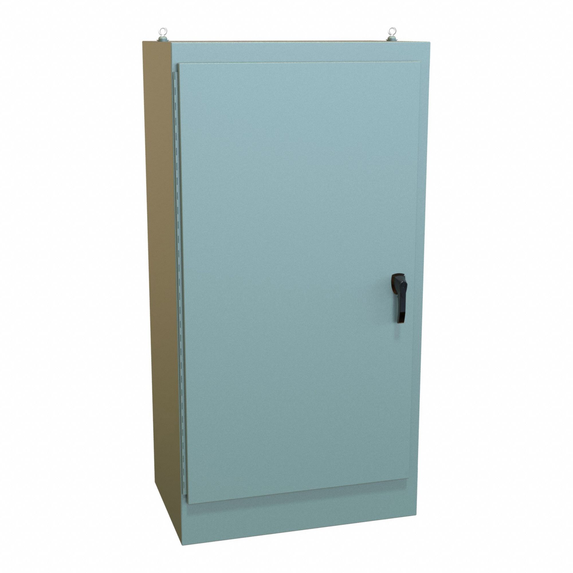 Electrical Enclosure: Steel, 72 in x 37 in x 24 in, NEMA 12/13/3R/4, Solid Cover, Hinged