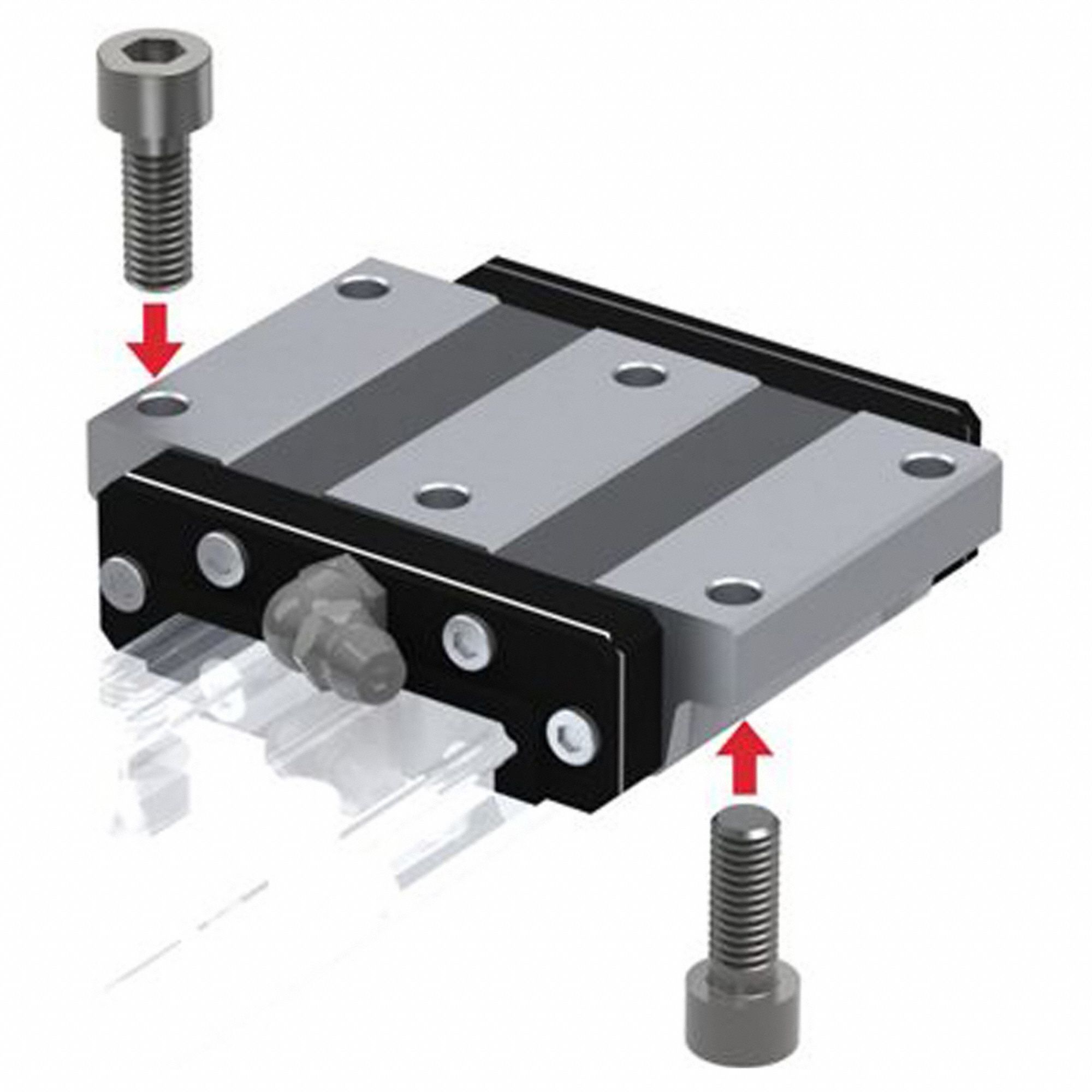 THK, HRW-CA, For 33 mm Rail Wd (mm), Linear Guide Carriage - 800XX3 ...