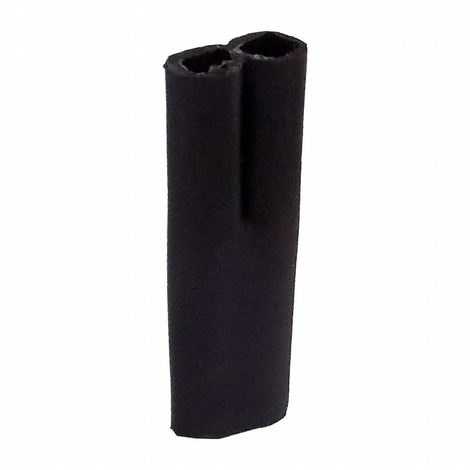 Heat Shrink Breakout Boots: 10 Pk, 0.25 in I.D. Before Shrinking, 1.3 in Lg, Black