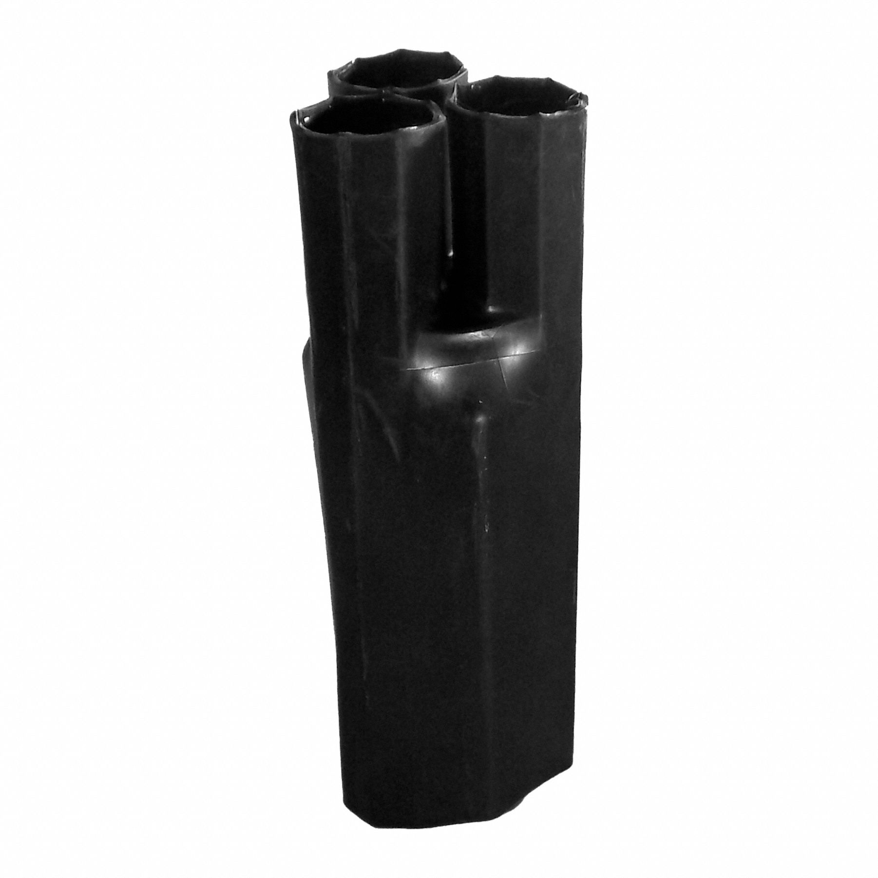 Heat Shrink Breakout Boots: 10 Pk, 2.36 in I.D. Before Shrinking, 6.9 in Lg, Black