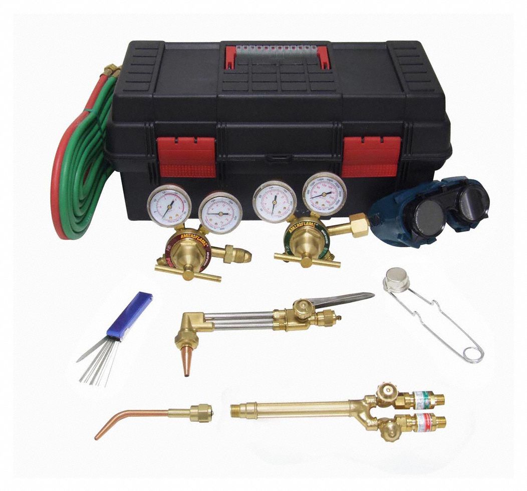 UNIWELD Gas Welding Outfit Acetylene, CGA 510 39DM26HSMDUF Grainger