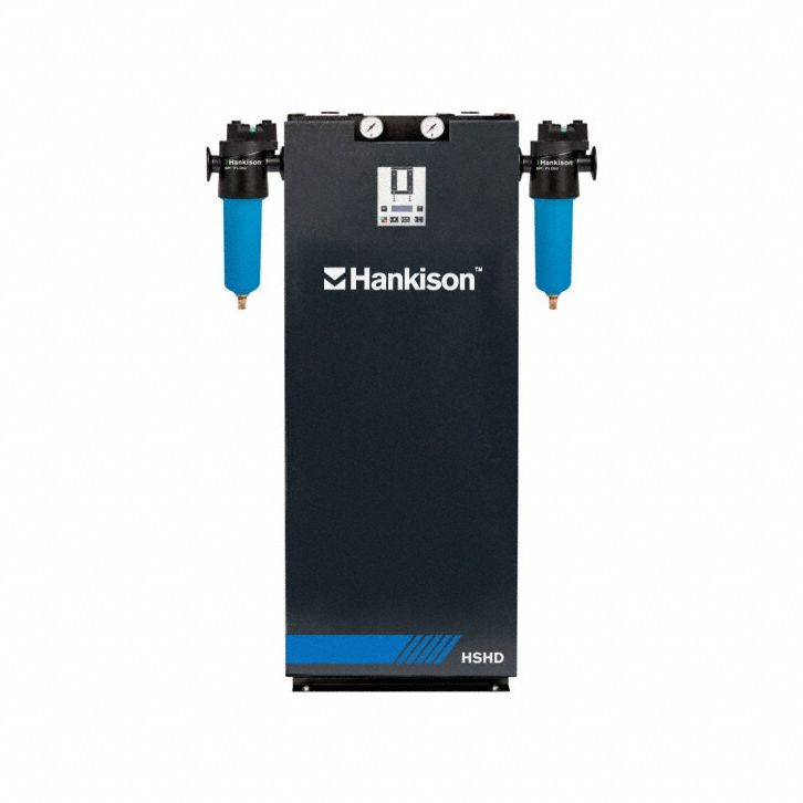 Heatless Modular Desiccant Air Dryers: 1/2 in NPT, 21 cfm, 217 psi Max Op Pressure, 120V