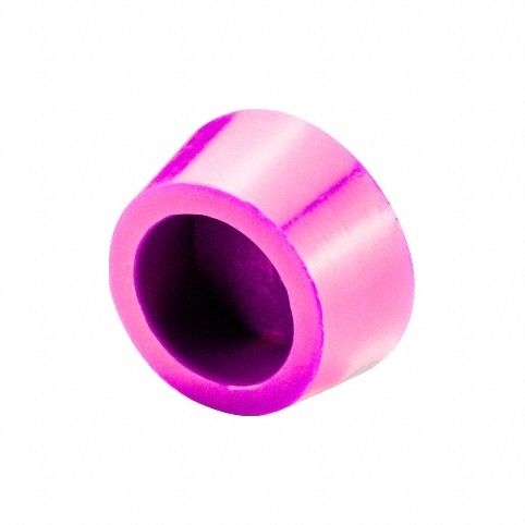 Tapered Plugs: Silicone, For 1.406 in to 1.688 in Hole, Pink, 1.688 in Plug Dia at Top, 20 PK