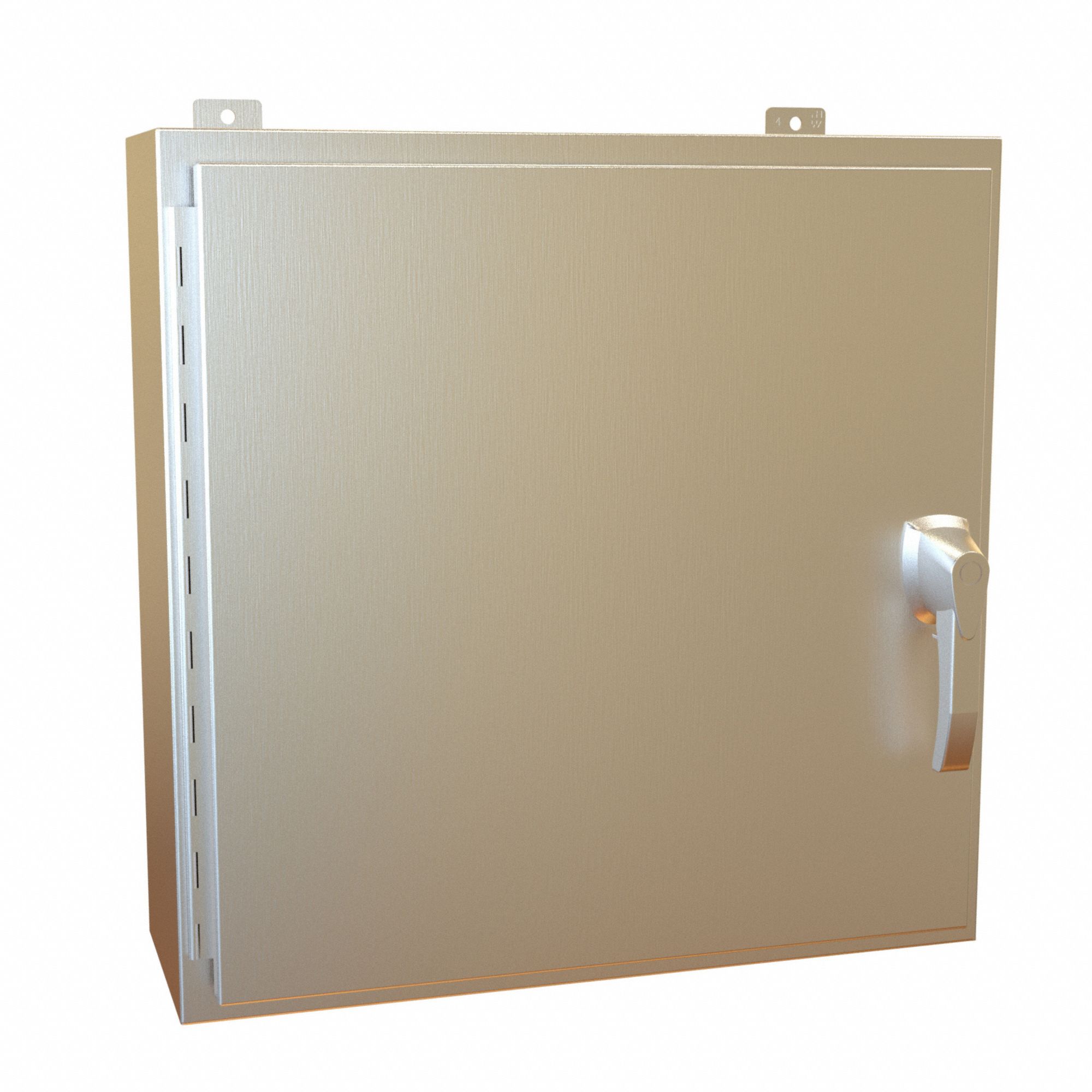 Electrical Enclosure: Stainless Steel, 24 in x 24 in x 8 in, NEMA 12/13/3R/4/4X, Solid Cover