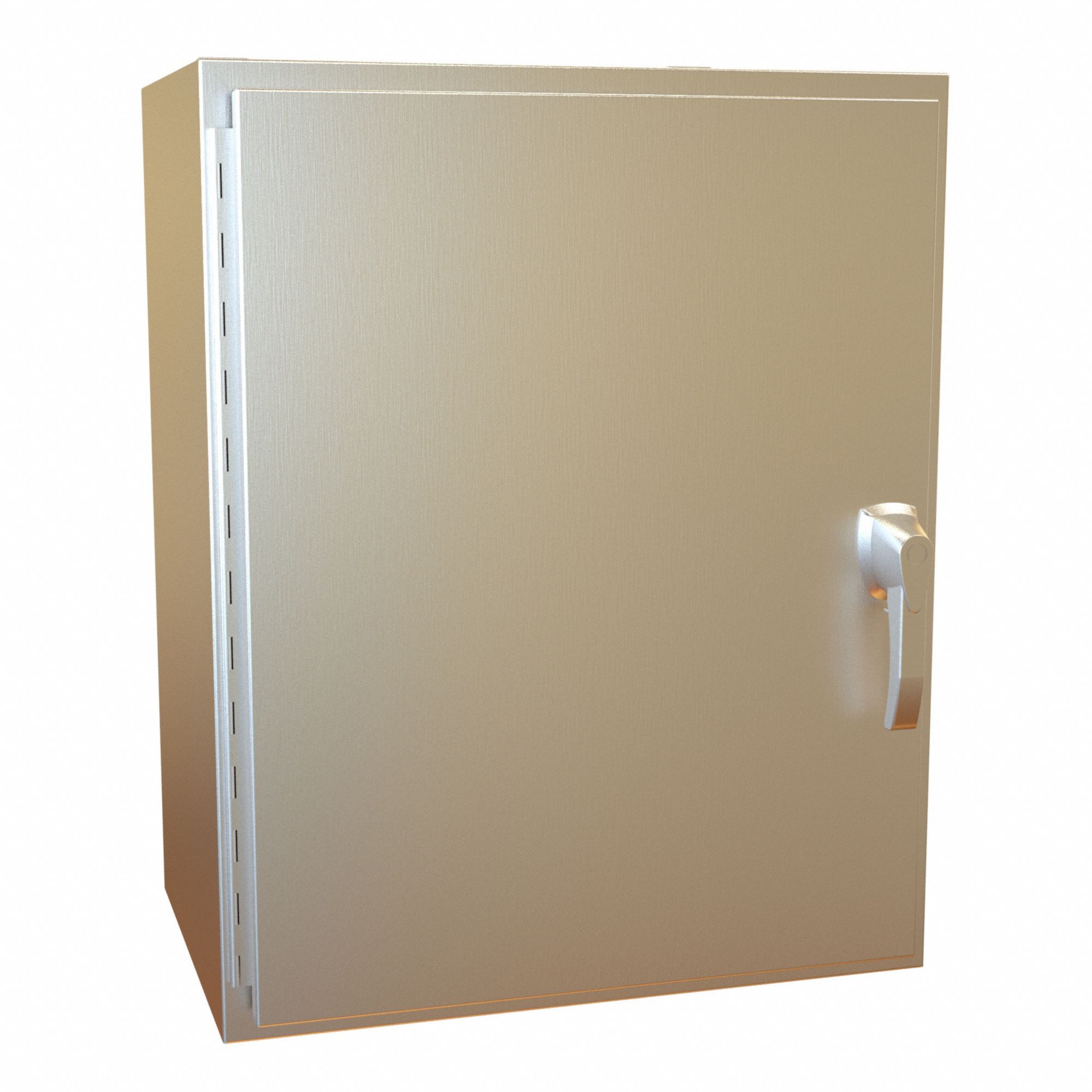 Electrical Enclosure: Stainless Steel, 30 in x 24 in x 16 in, NEMA 12/13/3R/4/4X, Hinged