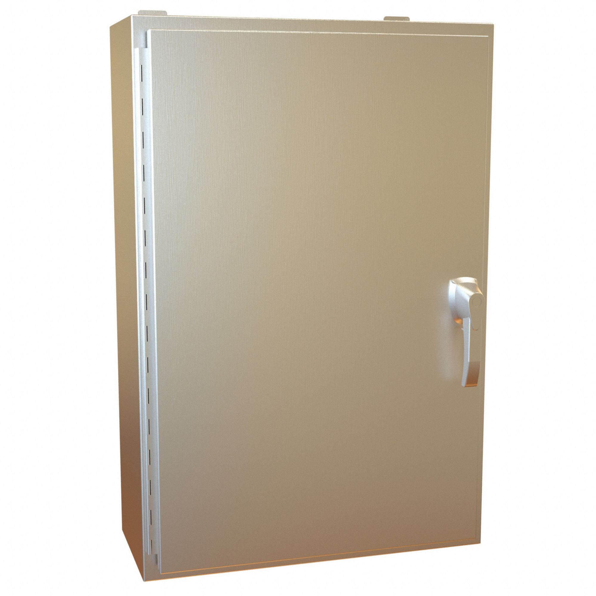 Electrical Enclosure: Stainless Steel, 36 in x 24 in x 10 in, NEMA 12/13/3R/4/4X, Hinged