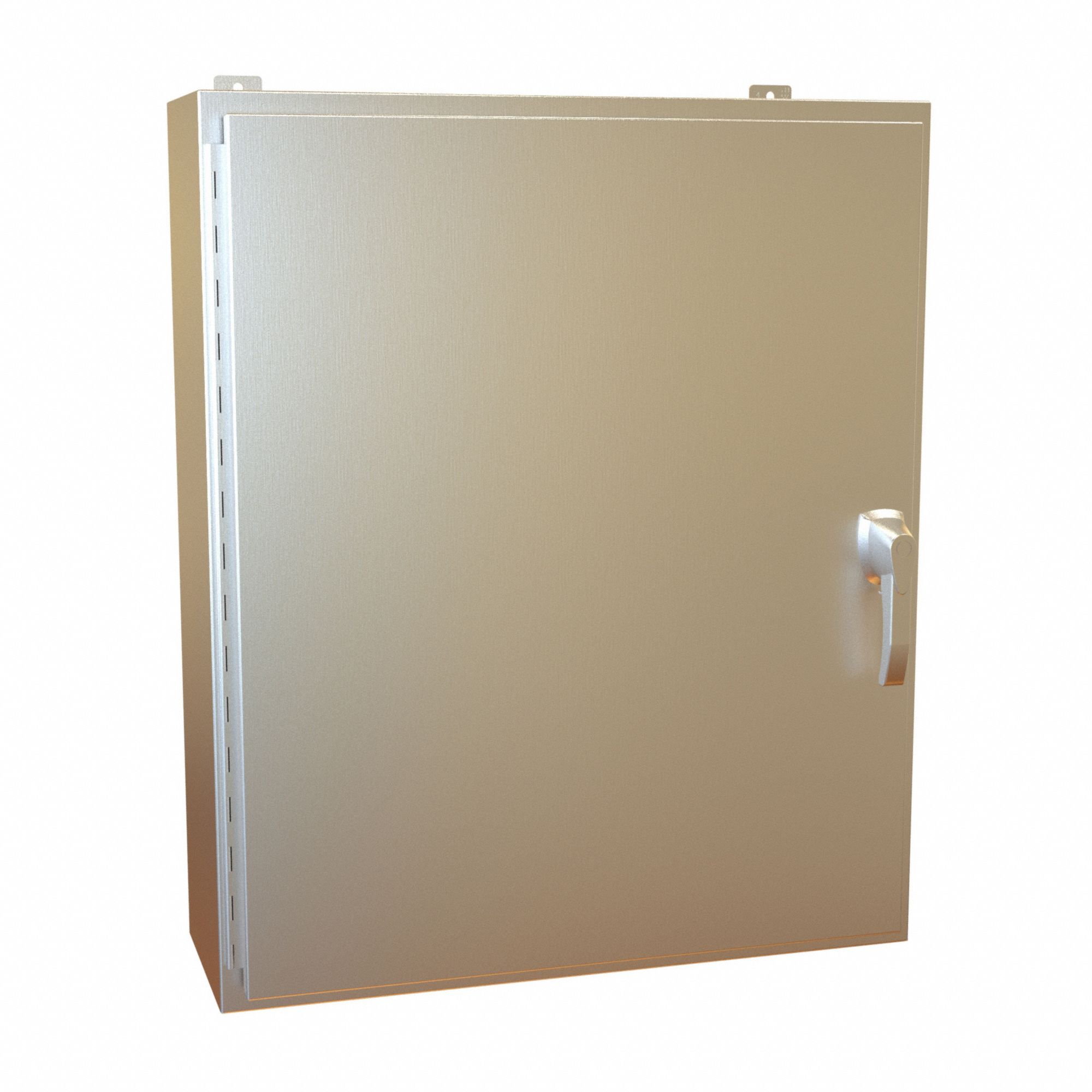 Electrical Enclosure: Stainless Steel, 36 in x 30 in x 10 in, NEMA 12/13/3R/4/4X, Hinged
