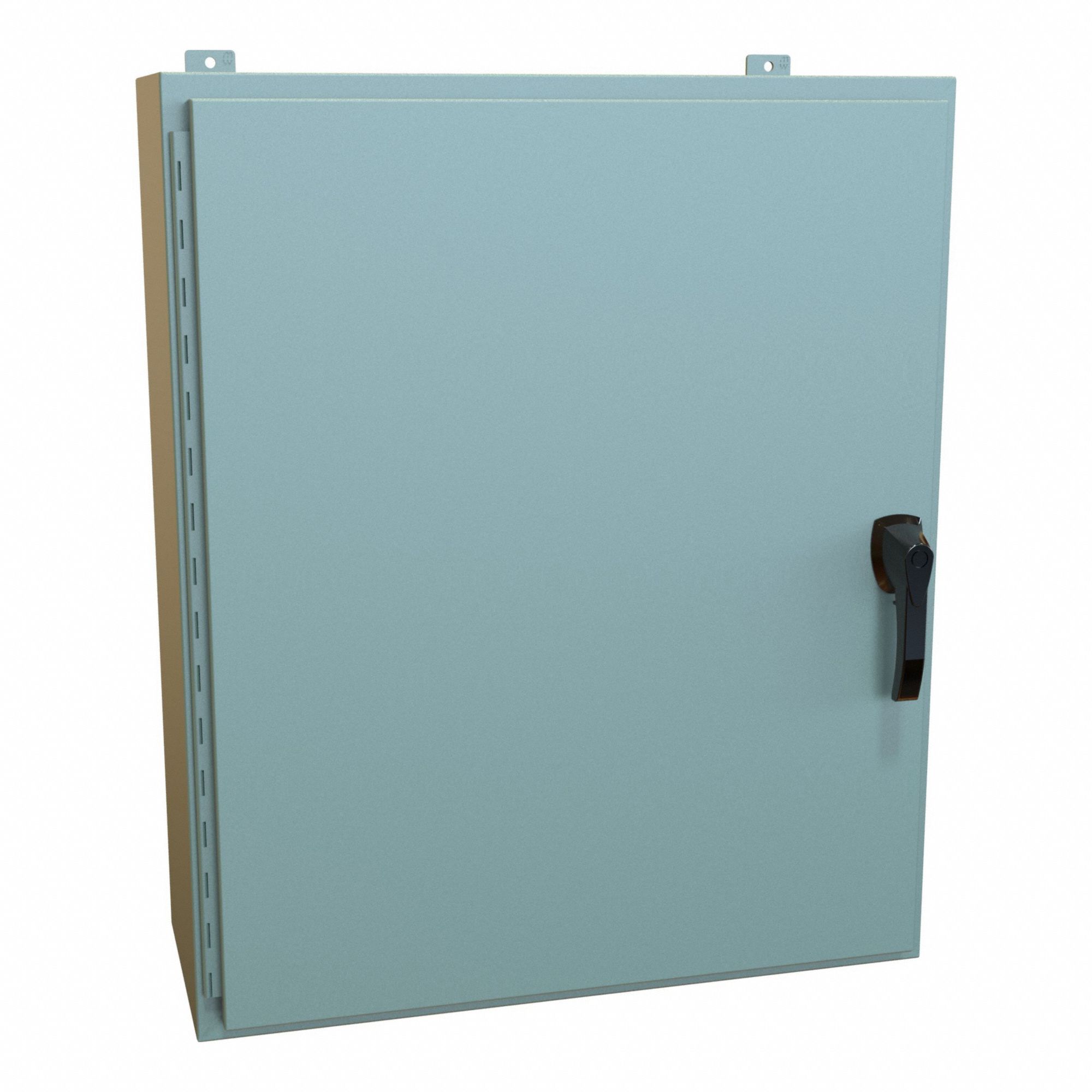 Enclosure: Steel, 36 in x 30 in x 12 in, NEMA 12/13/3R/4, Solid Cover, Hinged