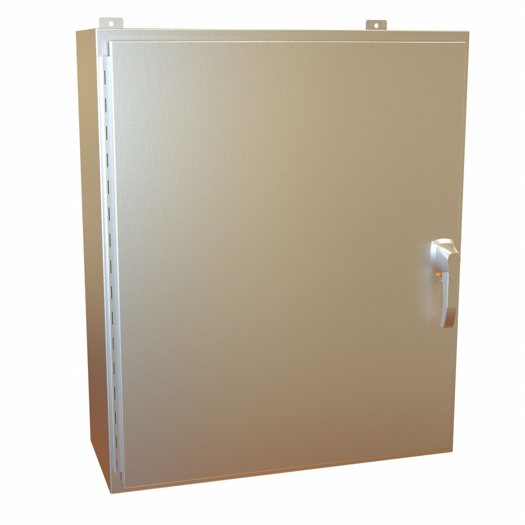 Electrical Enclosure: Stainless Steel, 36 in x 30 in x 12 in, NEMA 12/13/3R/4/4X, Hinged