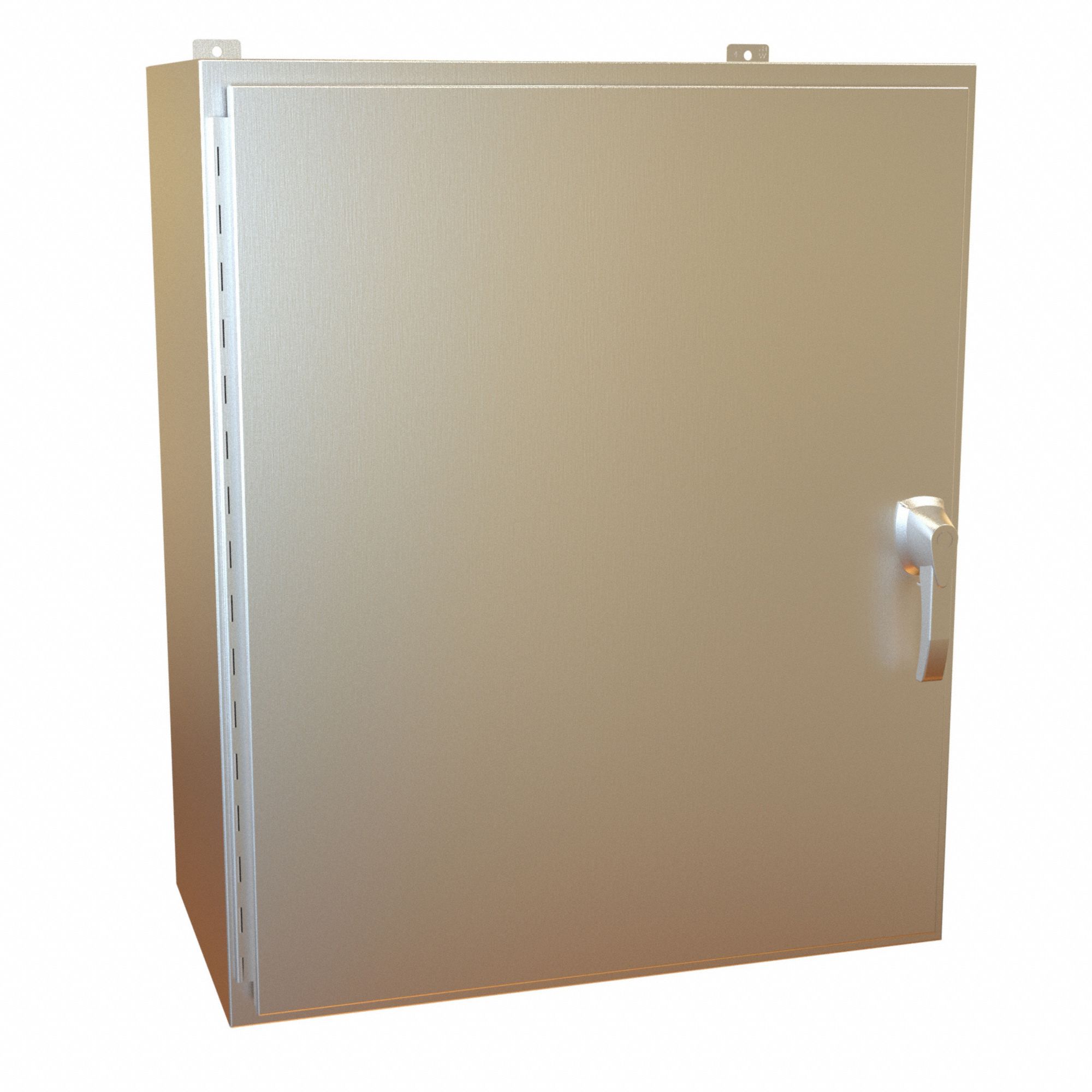 Electrical Enclosure: Stainless Steel, 36 in x 30 in x 16 in, NEMA 12/13/3R/4/4X, Hinged