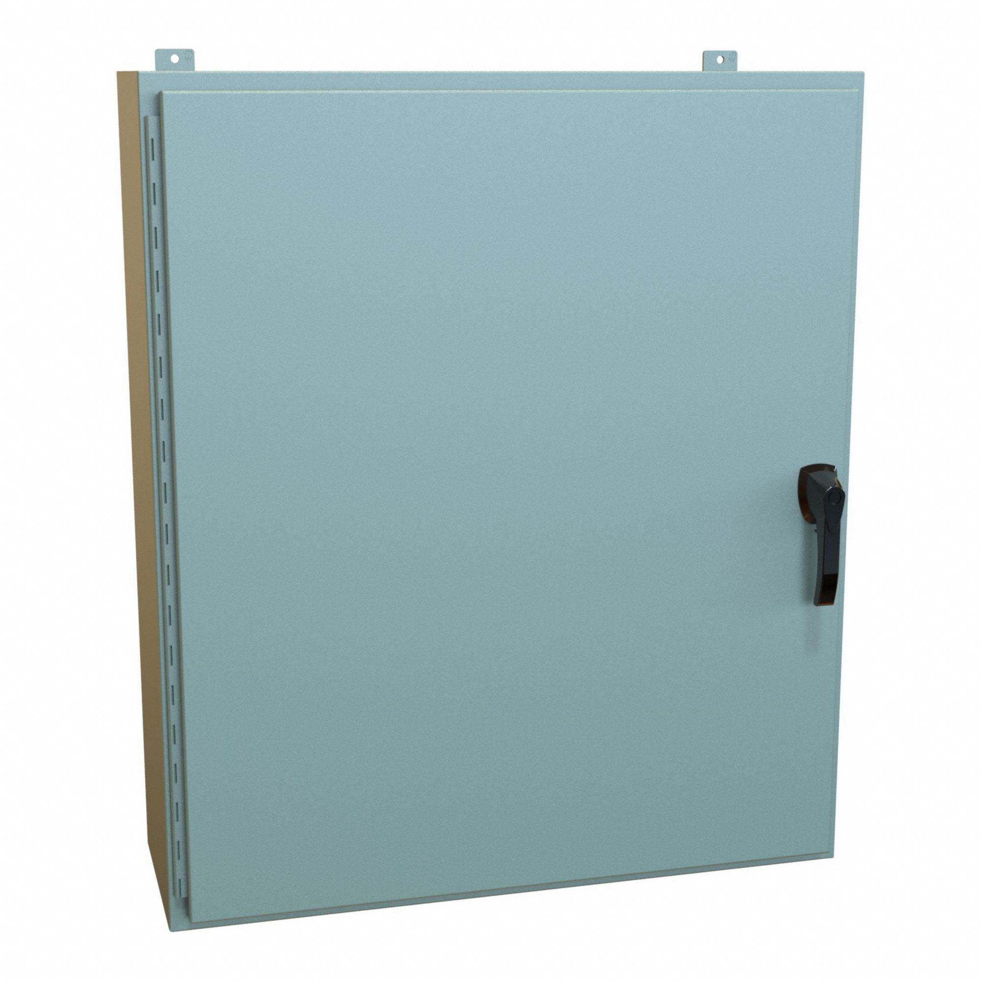 Enclosure: Steel, 42 in x 36 in x 12 in, NEMA 12/13/3R/4, Solid Cover, Hinged