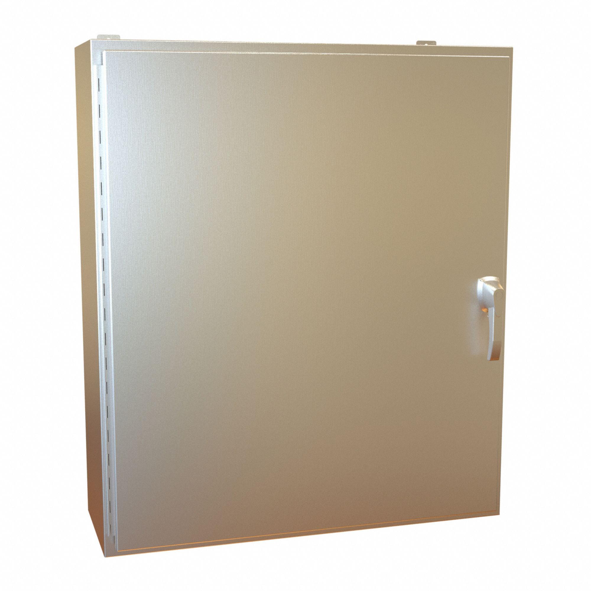 Electrical Enclosure: Stainless Steel, 42 in x 36 in x 12 in, NEMA 12/13/3R/4/4X, Hinged