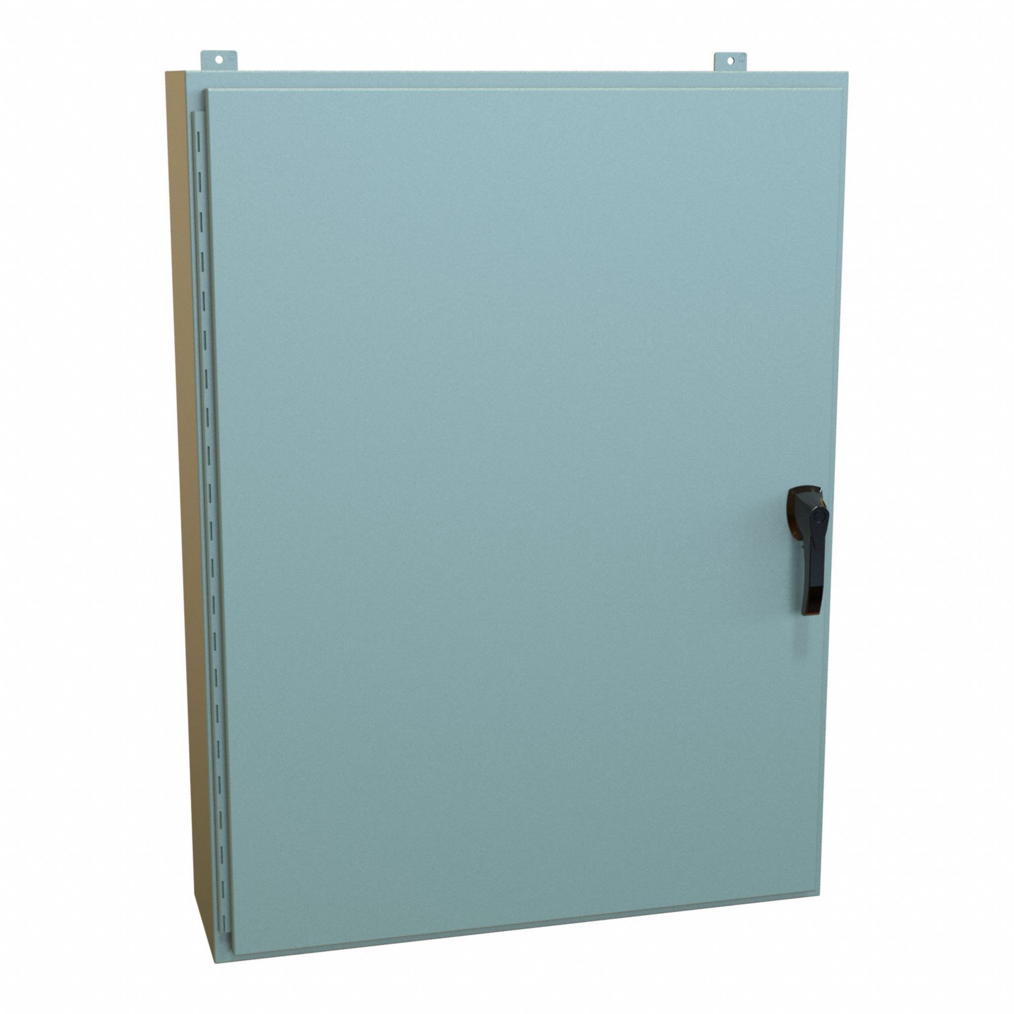 Enclosure: Steel, 48 in x 36 in x 10 in, NEMA 12/13/3R/4, Solid Cover, Hinged