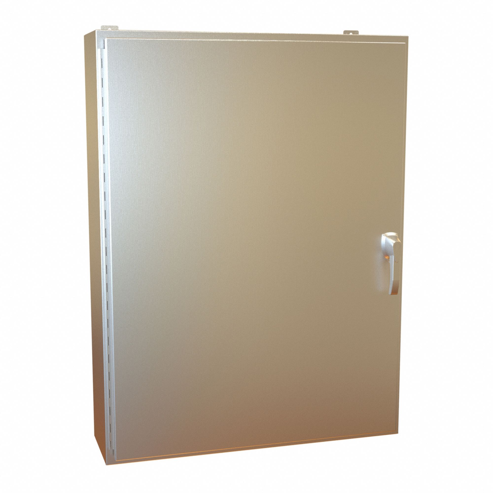 Electrical Enclosure: Stainless Steel, 48 in x 36 in x 10 in, NEMA 12/13/3R/4/4X, Hinged
