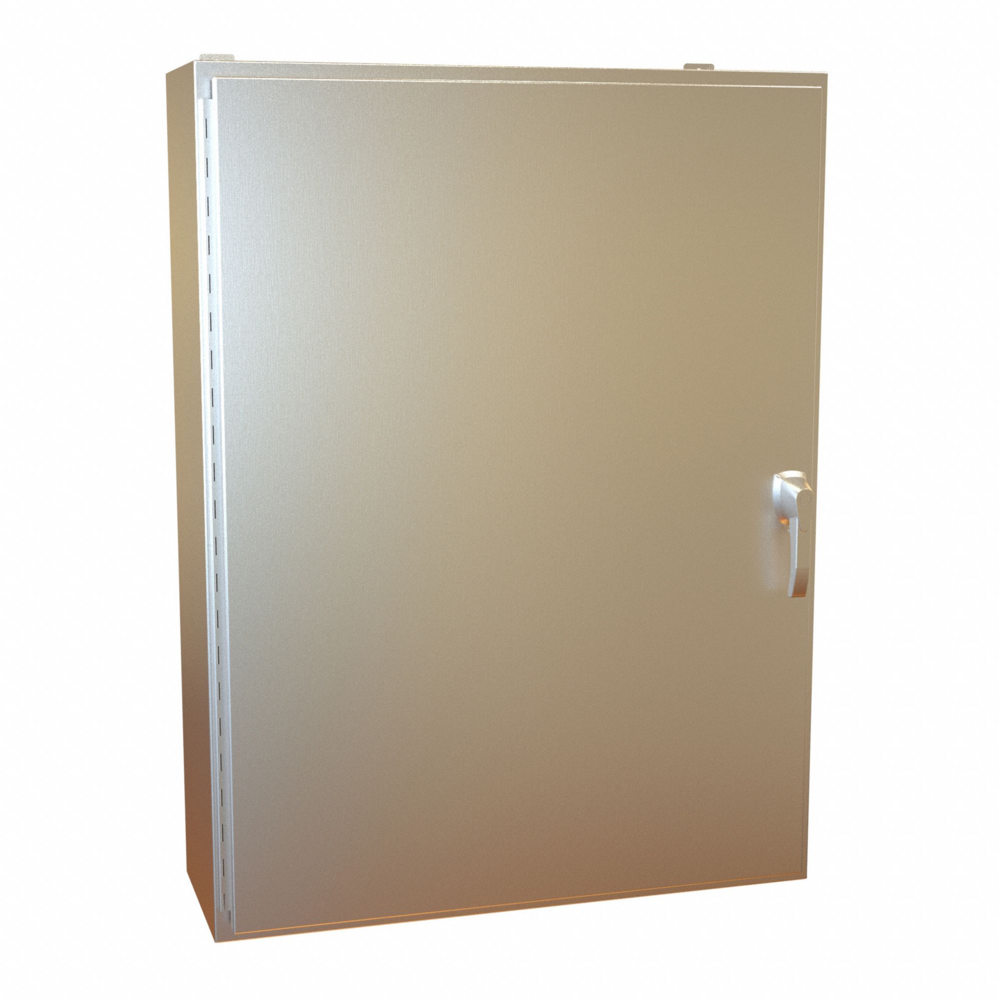 Electrical Enclosure: Stainless Steel, 48 in x 36 in x 12 in, NEMA 12/13/3R/4/4X, Hinged