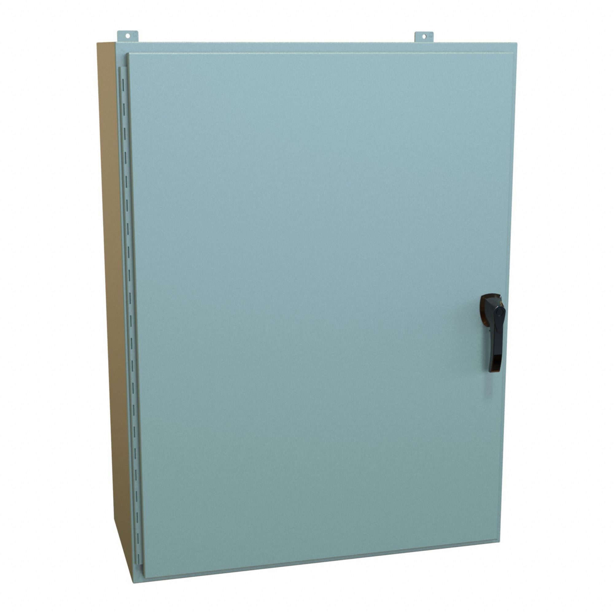 Enclosure: Steel, 48 in x 36 in x 16 in, NEMA 12/13/3R/4, Solid Cover, Hinged