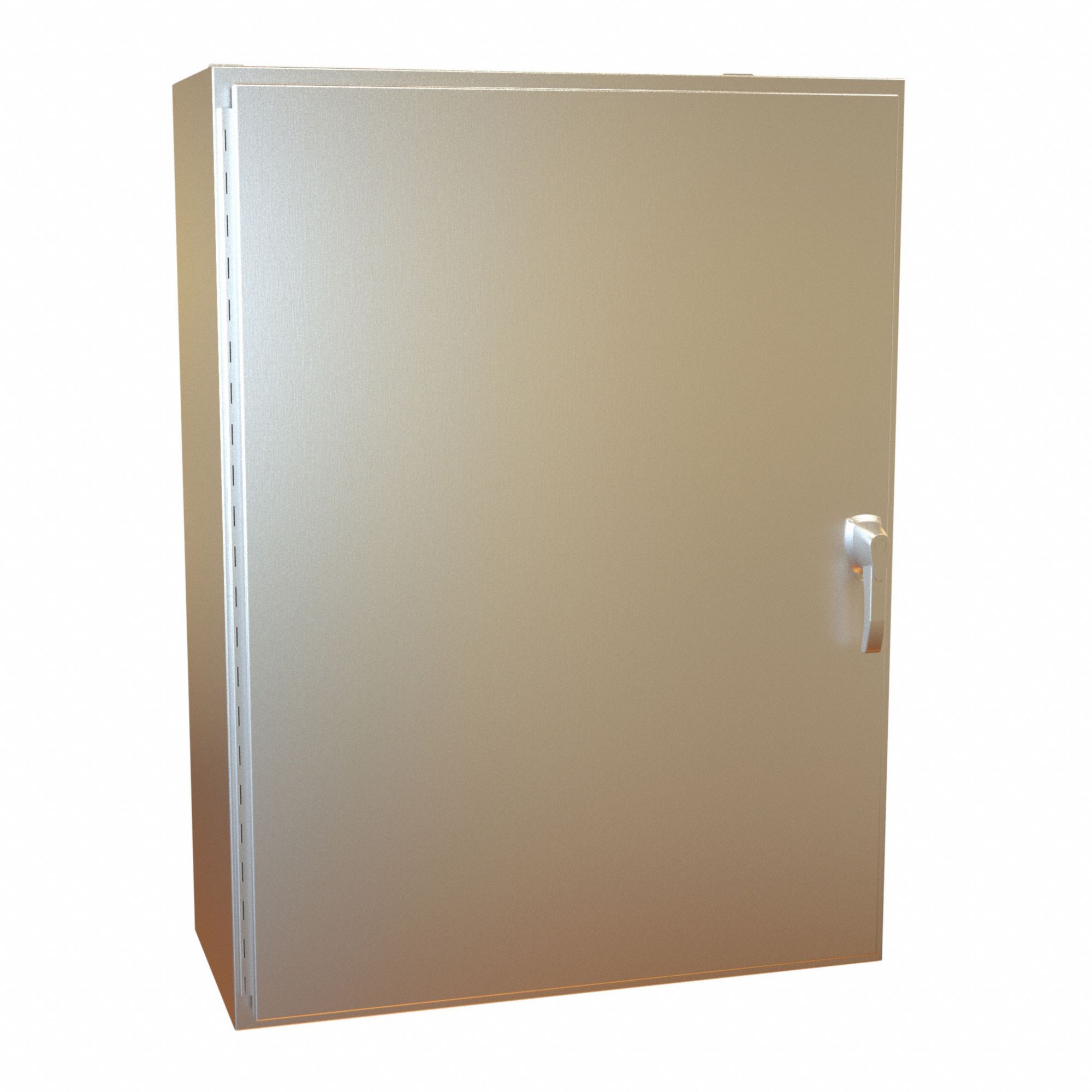 Electrical Enclosure: Stainless Steel, 48 in x 36 in x 16 in, NEMA 12/13/3R/4/4X, Hinged