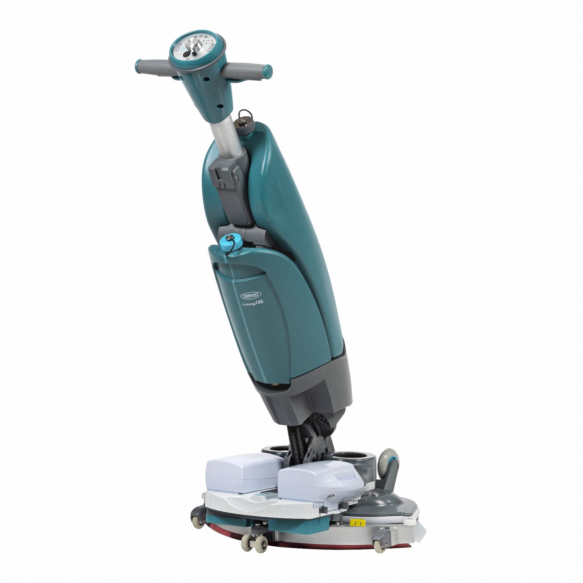 Floor Scrubber: Floor Scrubber, 18 1/8 in Machine Size, Disk Deck, 350 RPM Brush Speed - Max