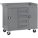 MOBILE CABINET WORKBENCH, 38 X 25 IN, STEEL, 1,000 LB OVERALL LOAD CAPACITY, GREY, STEEL