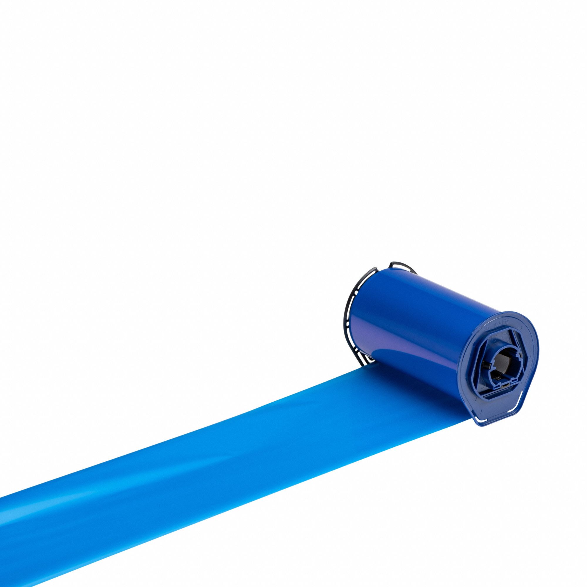 Single-Color Printer Ribbon: 4 21/64 in x 984 ft, Blue, Resin, R4400