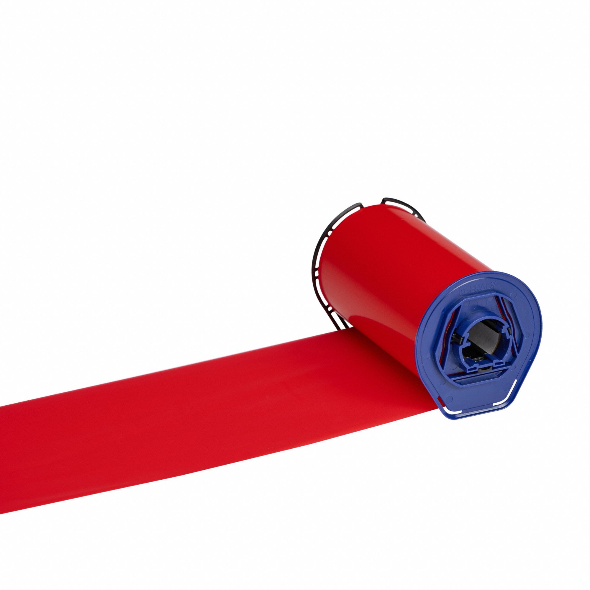 Single-Color Printer Ribbon: 4 21/64 in x 984 ft, Red, Resin, R4400