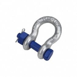Anchor Shackle: Anchor Shackle, 34, 000 lb Working Load Limit, Alloy Steel, Silver