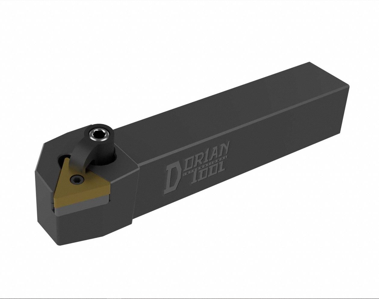 Indexable Turning Toolholder: MTJN Toolholder, TNM. Insert, Triangle, 4-1/2 in Overall Lg
