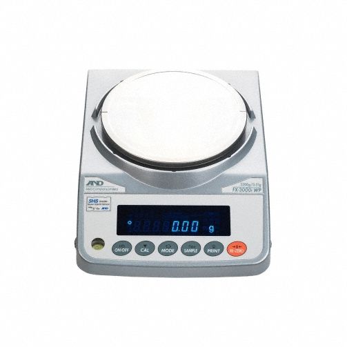 Compact Bench Scale: 2, 200 g Capacity, 0.01 g Readability, 0.01 g Repeatability, ABS