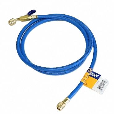 Hose: 6 ft Lg, Blue, Single Hose, Ball Valve
