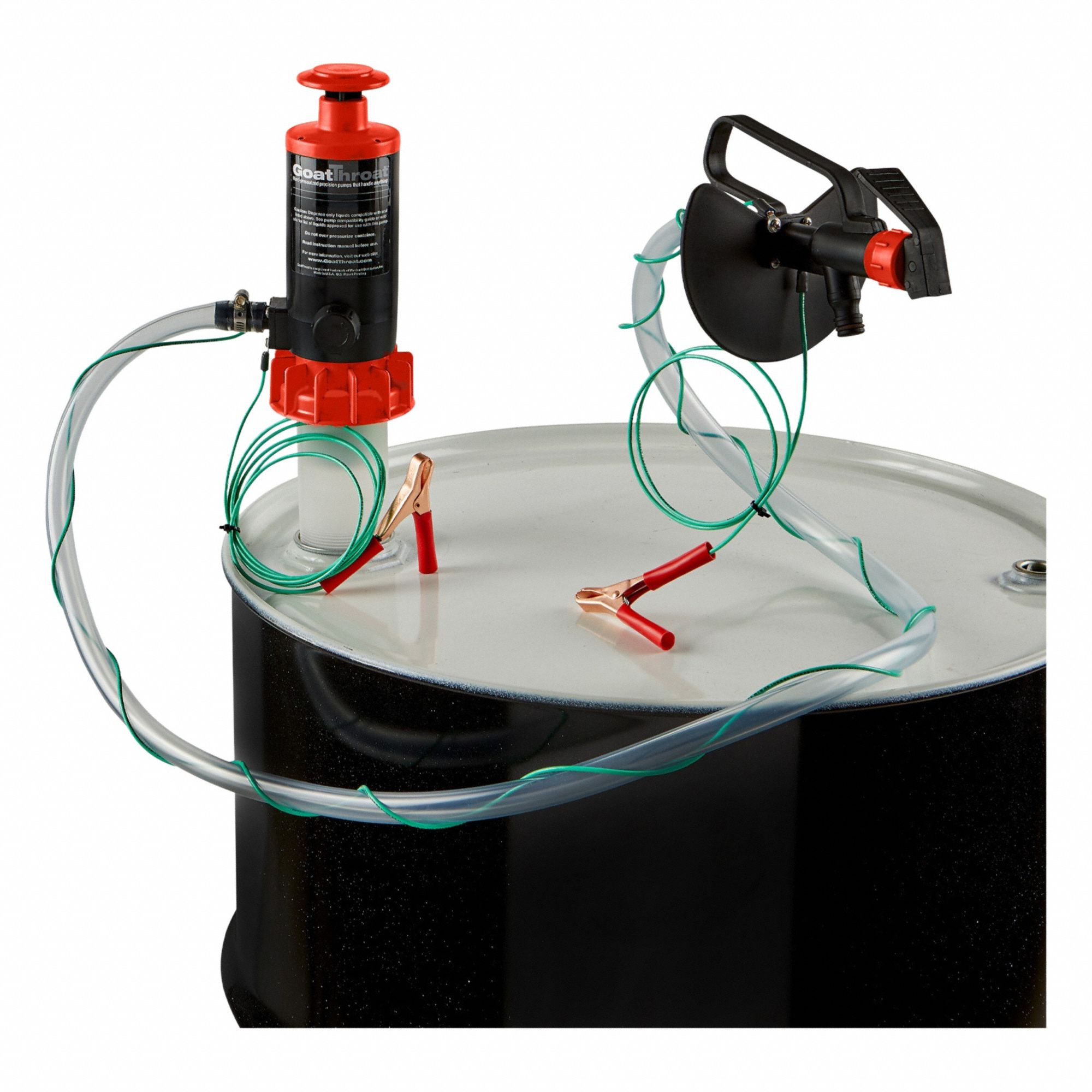 Hand Pump: Piston, Pump with Discharge Hose, Nozzle & Spout, Piston, Polypropylene