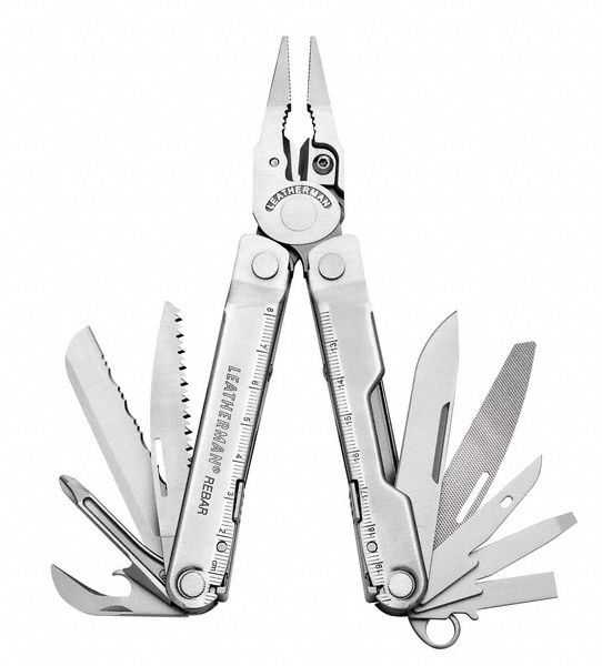 LEATHERMAN, Multi-Tool Plier, 17 Tools, Multi Tool Plier - 911DJ5 ...
