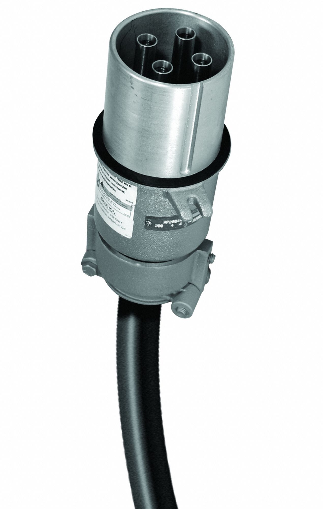 APPLETON ELECTRIC, Gray, 600V AC, Pin and Sleeve Plug - 408TJ6 ...
