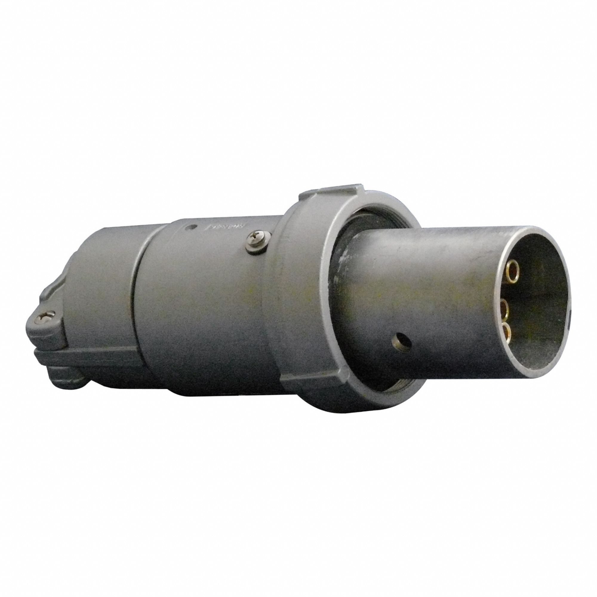 APPLETON ELECTRIC, Gray, 600V AC, Pin and Sleeve Plug - 408TM8 ...