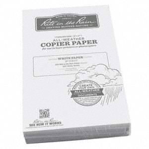 Weatherproof Copy Paper: Tabloid Paper Size Name, 20 lb Paper Wt, Water-Resistant