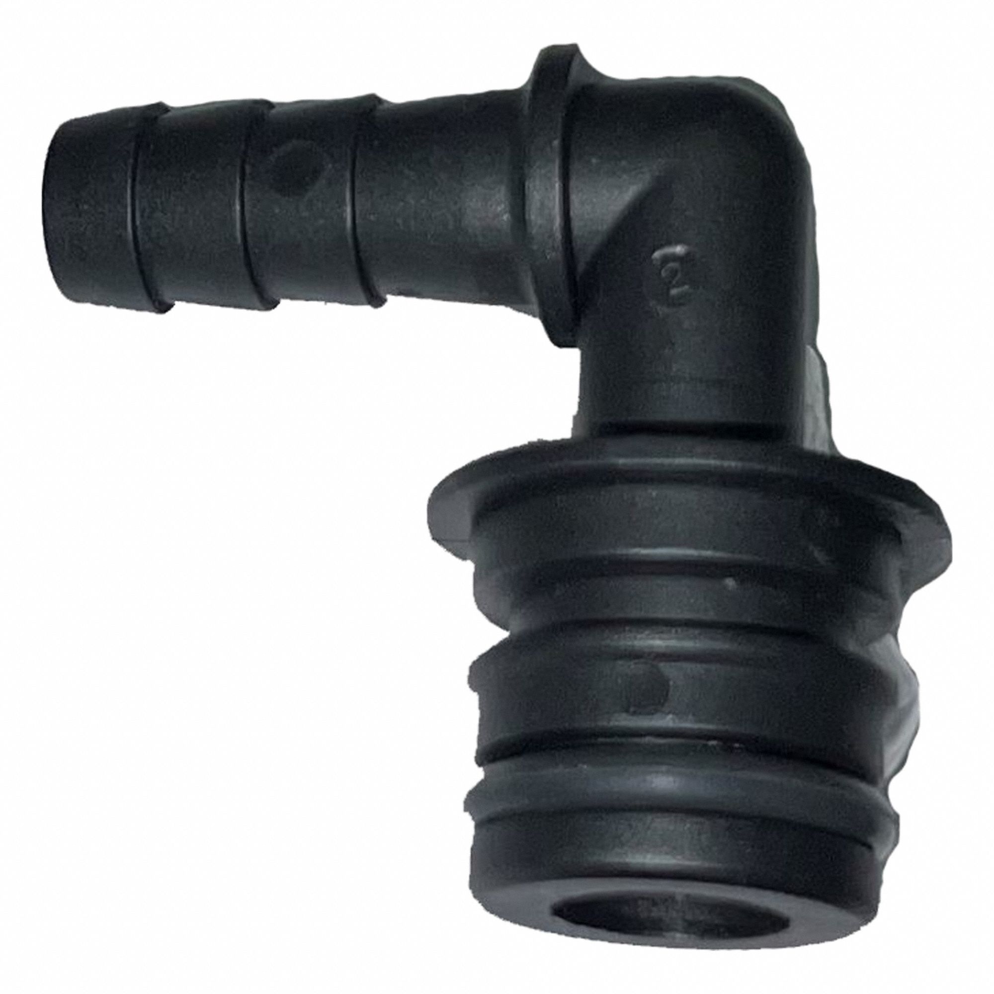 Fittings: Pump Fittings, FP-FA225-RT, Nylon, 3/8 in Connection Dia, Barbed/Quick Connect