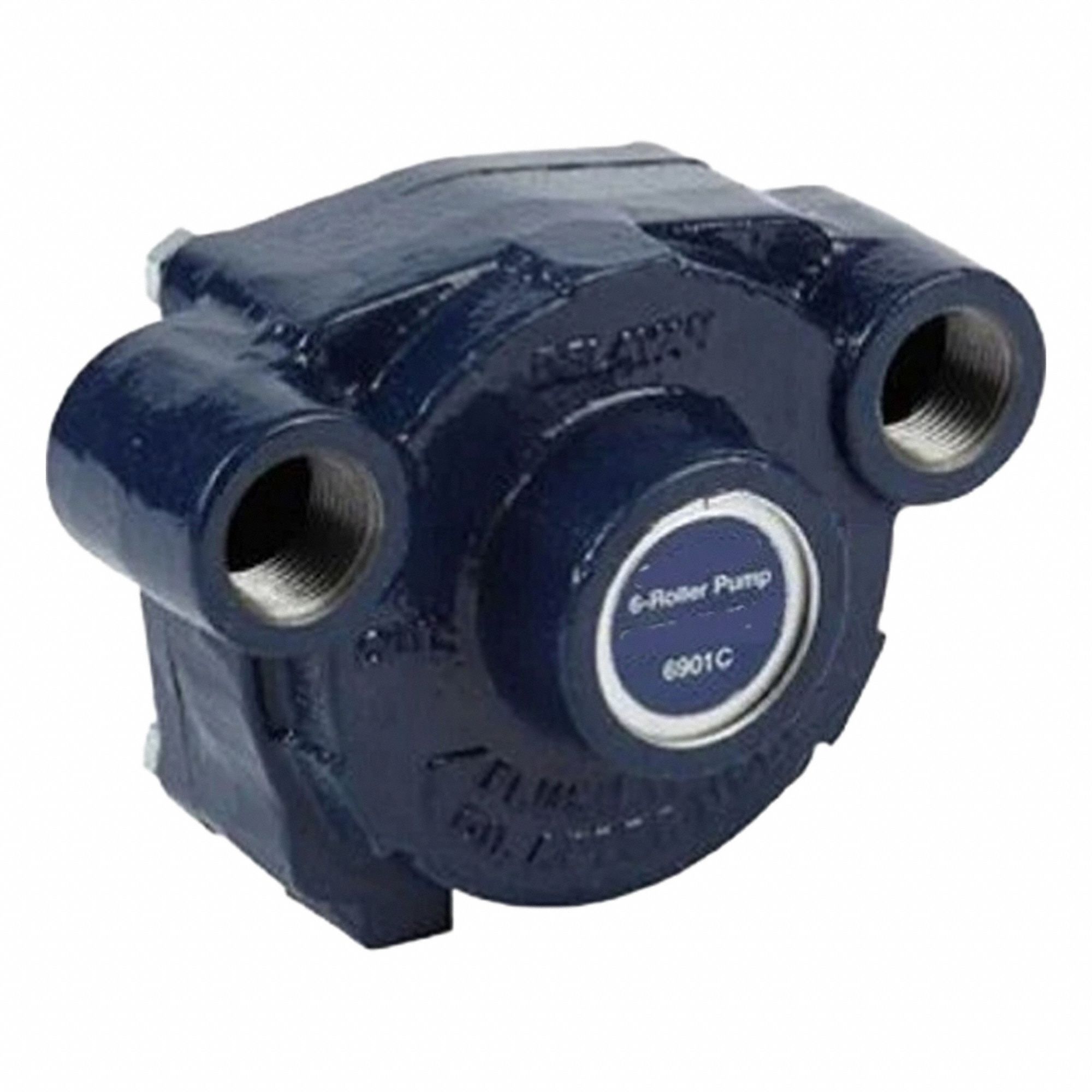 Roller Spray Pump: CI Housing, 6 Rollers, PP Coated Steel Rollers, 22.8 gpm, CCW, 150 psi