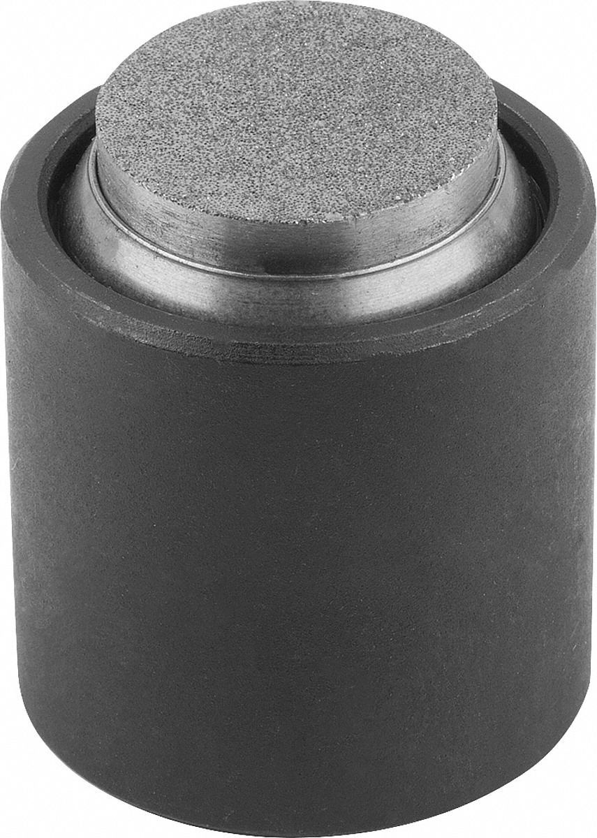 Tapped Gripper w/Diamond Pad: M10, 8 mm Tap Dp, 16 mm Pad Dia, 58 kN Max Load, 24 mm OD